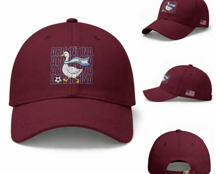 Argentina Soccer Football Baseball Cap Silly Goose Argentinian Flag Fan Supporter