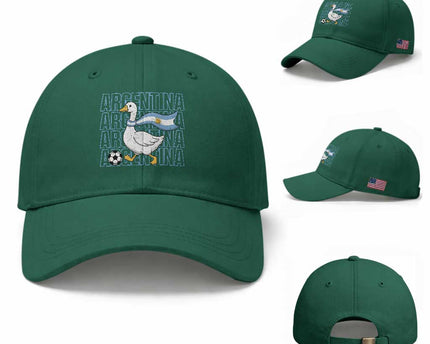 Argentina Soccer Football Baseball Cap Silly Goose Argentinian Flag Fan Supporter