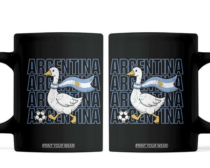 Argentina Soccer Football Coffee Mug Silly Goose Argentinian Flag Fan Supporter