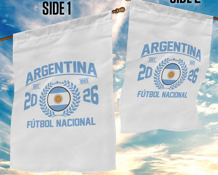 Argentina 2026 Soccer Football Fan Argentinian Flag Garden Flag