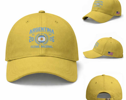 Argentina 2026 Soccer Football Fan Argentinian Flag Baseball Cap