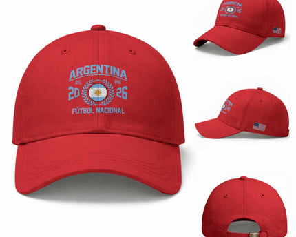 Argentina 2026 Soccer Football Fan Argentinian Flag Baseball Cap
