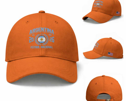 Argentina 2026 Soccer Football Fan Argentinian Flag Baseball Cap
