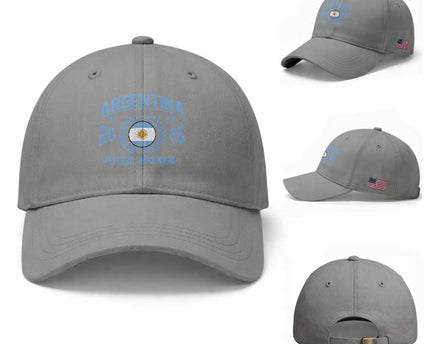 Argentina 2026 Soccer Football Fan Argentinian Flag Baseball Cap