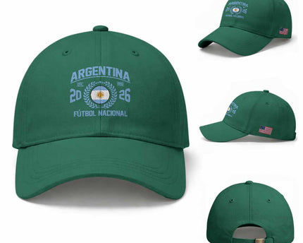 Argentina 2026 Soccer Football Fan Argentinian Flag Baseball Cap