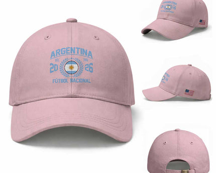 Argentina 2026 Soccer Football Fan Argentinian Flag Baseball Cap
