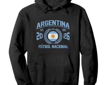Argentina 2026 Soccer Football Fan Argentinian Flag Hoodie