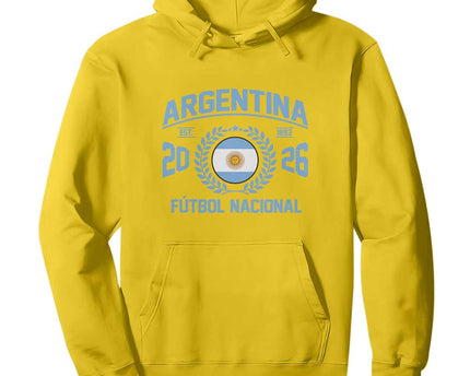 Argentina 2026 Soccer Football Fan Argentinian Flag Hoodie