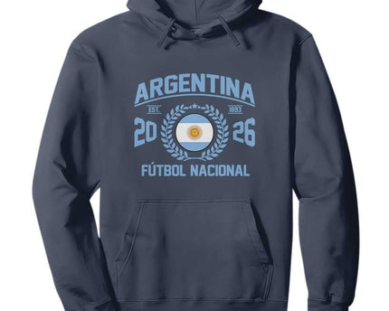 Argentina 2026 Soccer Football Fan Argentinian Flag Hoodie
