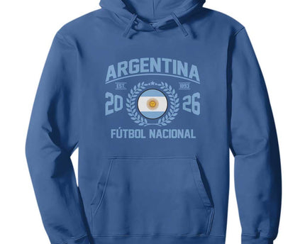 Argentina 2026 Soccer Football Fan Argentinian Flag Hoodie