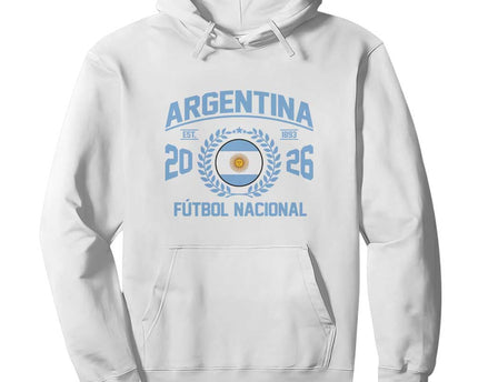 Argentina 2026 Soccer Football Fan Argentinian Flag Hoodie