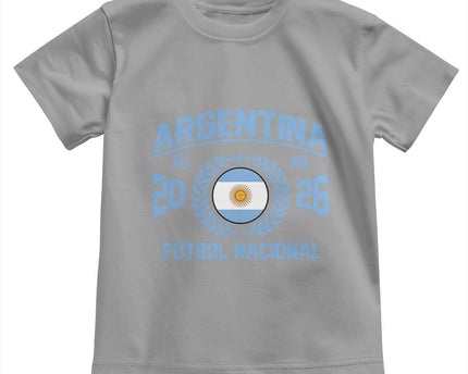 Argentina 2026 Soccer Football Fan Argentinian Flag Toddler T-Shirt