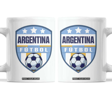 Argentina Soccer Football Coffee Mug Argentinian Football Game Day Supporter