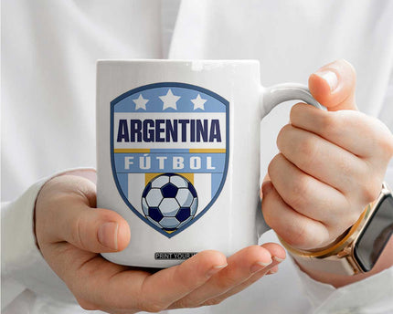 Argentina Soccer Football Coffee Mug Argentinian Football Game Day Supporter
