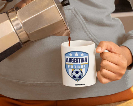 Argentina Soccer Football Coffee Mug Argentinian Football Game Day Supporter