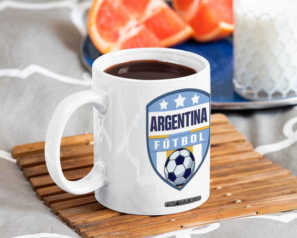 Argentina Soccer Football Coffee Mug Argentinian Football Game Day Supporter