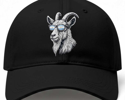 Cool Goat With Sunglasses Argentinian Flag Baseball Cap Argentina