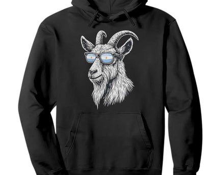 Cool Goat With Sunglasses Argentinian Flag Hoodie