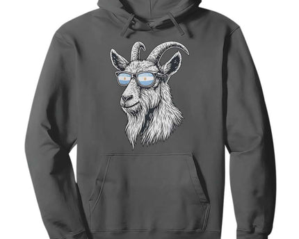 Cool Goat With Sunglasses Argentinian Flag Hoodie