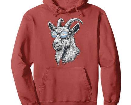 Cool Goat With Sunglasses Argentinian Flag Hoodie