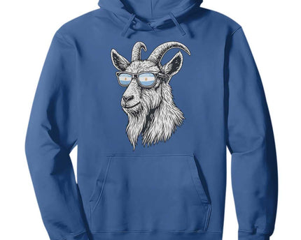 Cool Goat With Sunglasses Argentinian Flag Hoodie