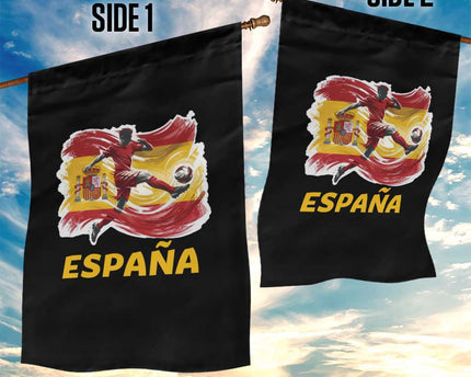 Spain Espana Soccer Football Fan Spanish Flag Garden Flag