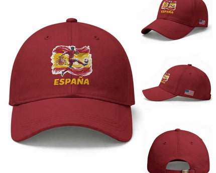 Spain Espana Soccer Football Fan Spanish Flag Baseball Cap