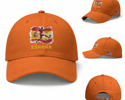 Spain Espana Soccer Football Fan Spanish Flag Baseball Cap