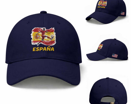 Spain Espana Soccer Football Fan Spanish Flag Baseball Cap