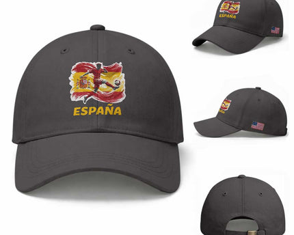 Spain Espana Soccer Football Fan Spanish Flag Baseball Cap