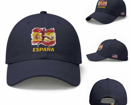 Spain Espana Soccer Football Fan Spanish Flag Baseball Cap