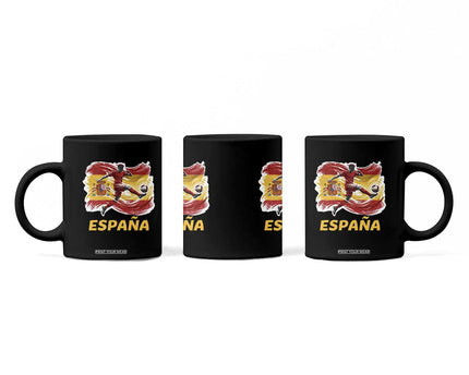 Spain Espana Soccer Football Fan Spanish Flag Coffee Mug