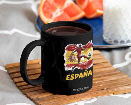 Spain Espana Soccer Football Fan Spanish Flag Coffee Mug