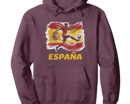 Spain Espana Soccer Football Fan Spanish Flag Hoodie