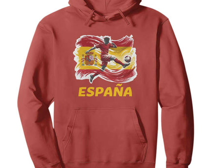 Spain Espana Soccer Football Fan Spanish Flag Hoodie