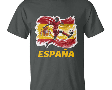 Spain Espana Soccer Football Fan Spanish Flag T-Shirt