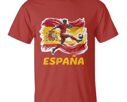 Spain Espana Soccer Football Fan Spanish Flag T-Shirt