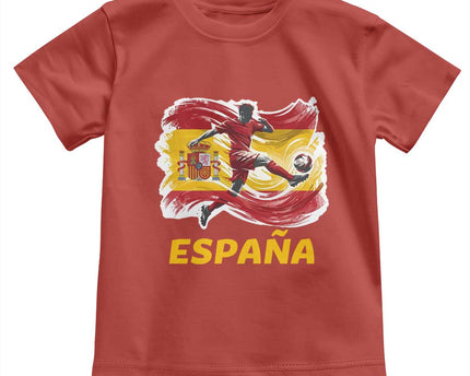 Spain Espana Soccer Football Fan Spanish Flag Toddler T-Shirt