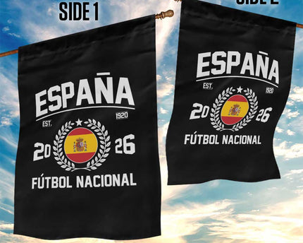 Spain 2026 Soccer Football Fan Spanish Flag Garden Flag