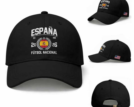 Spain 2026 Soccer Football Fan Spanish Flag Baseball Cap