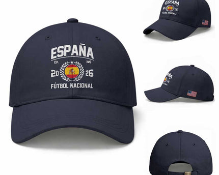 Spain 2026 Soccer Football Fan Spanish Flag Baseball Cap