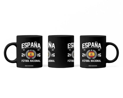 Spain 2026 Soccer Football Fan Spanish Flag Coffee Mug