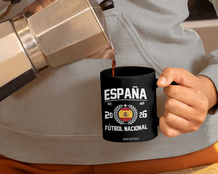Spain 2026 Soccer Football Fan Spanish Flag Coffee Mug