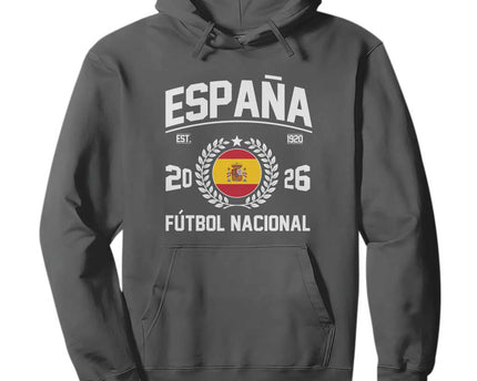 Spain 2026 Soccer Football Fan Spanish Flag Hoodie
