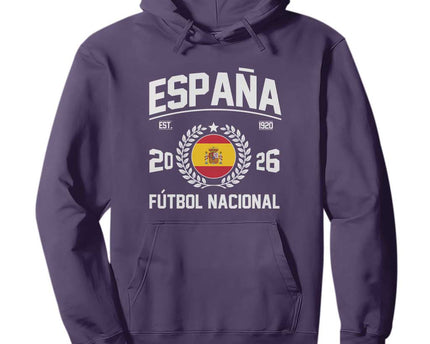 Spain 2026 Soccer Football Fan Spanish Flag Hoodie