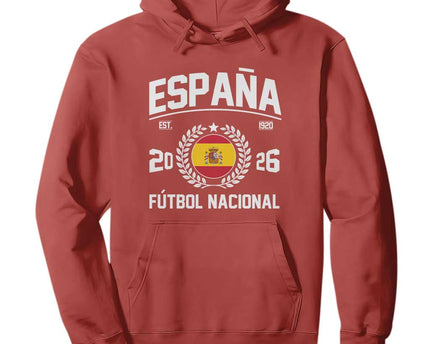 Spain 2026 Soccer Football Fan Spanish Flag Hoodie