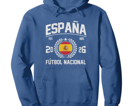 Spain 2026 Soccer Football Fan Spanish Flag Hoodie