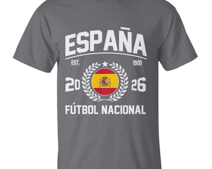 Spain 2026 Soccer Football Fan Spanish Flag T-Shirt