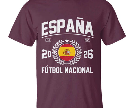 Spain 2026 Soccer Football Fan Spanish Flag T-Shirt