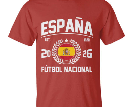 Spain 2026 Soccer Football Fan Spanish Flag T-Shirt